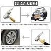 HUIKKJP Quick Connect Electric Air Pump for Motorcycle Car Tire