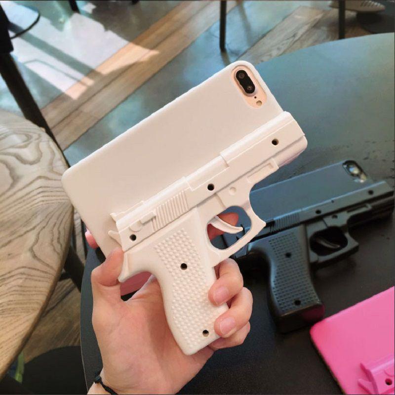 Neue spezielle einzigartige coole 3D-Pistolenform-Pistolenhülle für iPhone 7 Plus mit hochwertigen Materialien