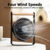3000mAh Rechargeable Desk Fan Personal Portable Quiet 4 Speeds Adjustable Mini Table Desktop Fan for Cooling Home Office