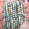 Optimized Amazonite Blue-Green Jade Round Beads for DIY Accessories