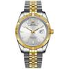 Men's Automatic Mechanical Business Watch Waterproof Gold Silver White Fashion Gift