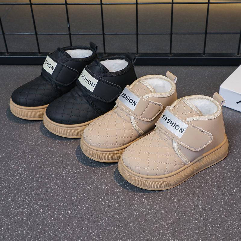 Fashion Kids Snow Boots First Walkers for 2025 Spring Soft Sole Kid Sneakers Boys Girls Casual Boots for Little Child