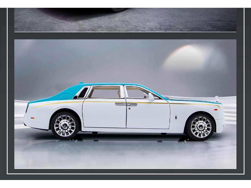 Zhi 1:24 Phantom Starry Sky Alloy Toy Car with Sound & Light, Pull Back Action, and 6 Openable Parts