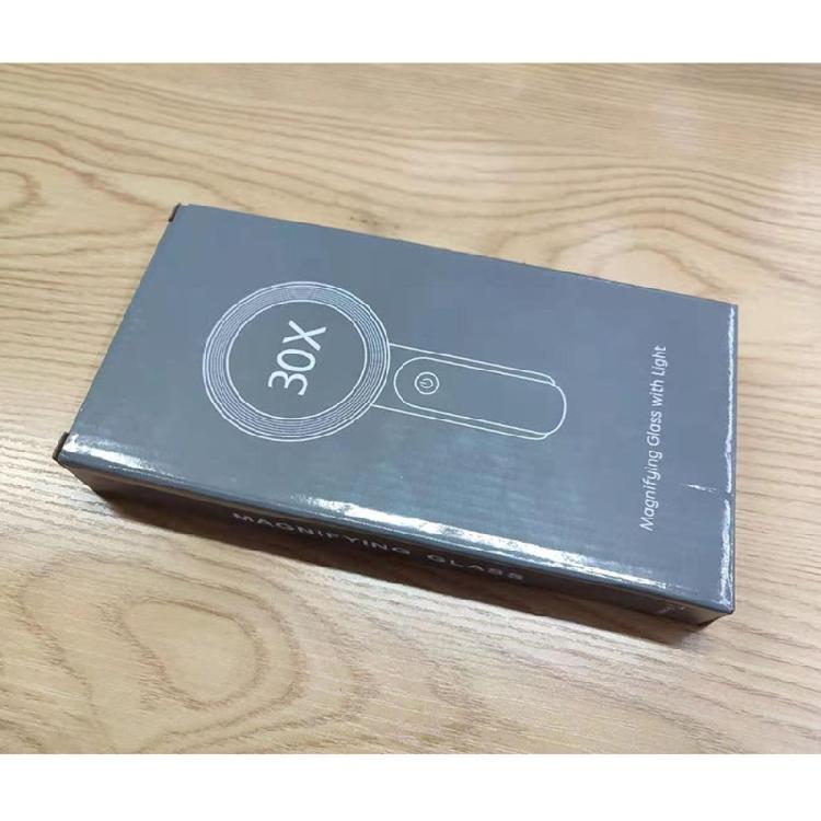 30x Magnifying Glasses with 18 LED lights Cold and Warm Light  Reading Glass