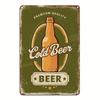 Poster Birra Placca Metallica da Parete