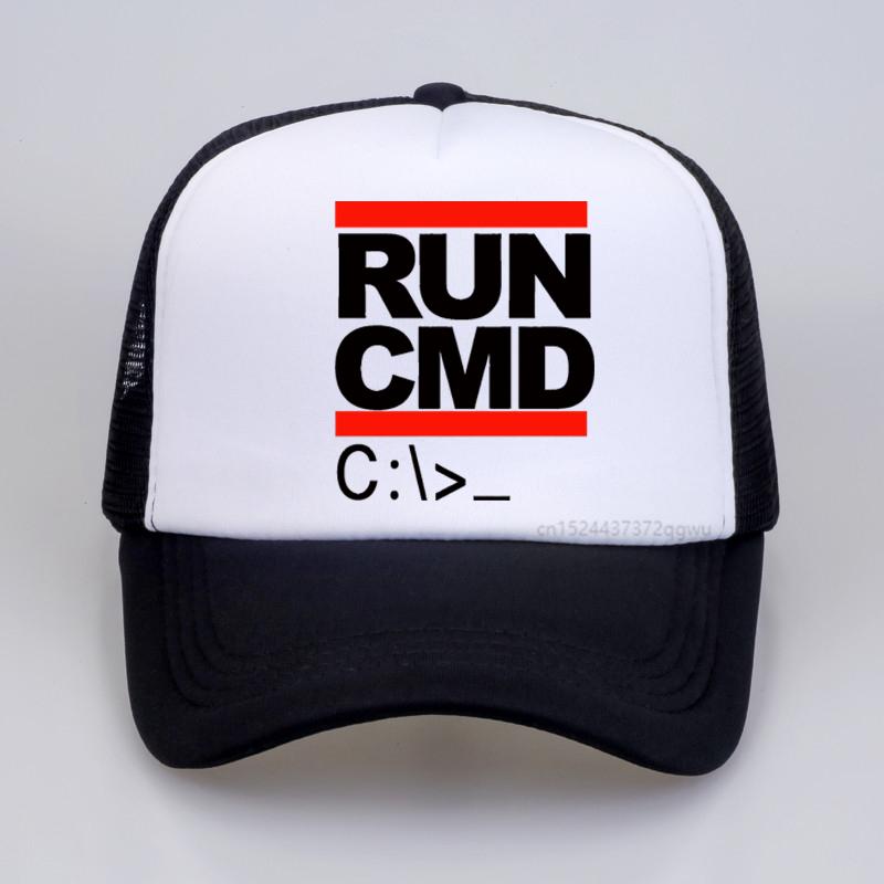 Unisex Mesh Breathable Caps Run Cmd Computer Programmer Baseball Cap Trending Graphic Summer Funny Birthday Gift Hats