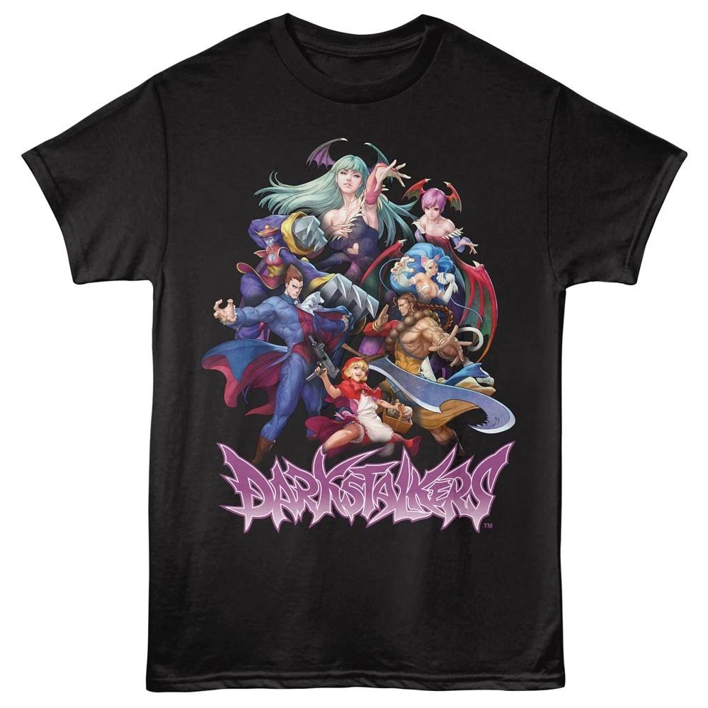 Darkstalkers Capcom Fighting Game Resurrection Group Men s T shirt Gamer Merch S
