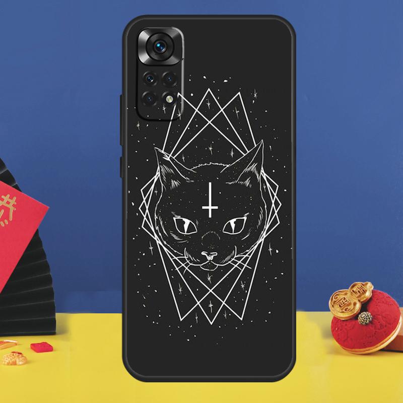 Witchcraft Witch Cat Case For Redmi Note 8 9 10 11 12 Pro 8T 9S 10S 11S Redmi 10 9 12C 9C 9T 10C 10A Cover Capa