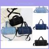 Trendy Unisex Kids Canvas Shoulder Bag Stylish Denim Crossbody Bag For Children