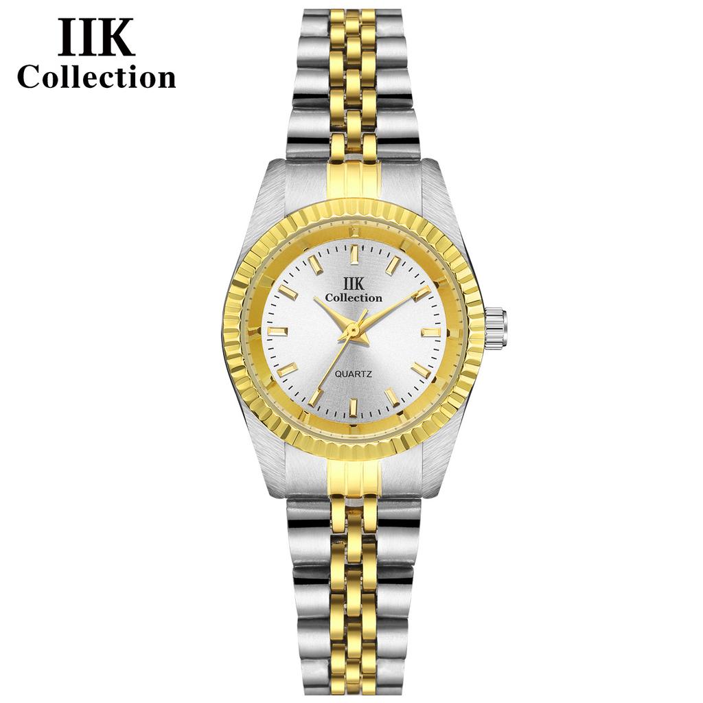 IIK Neu Frauen Quarzuhr Kompakte Edelstahl Band Wasserdicht Mode Marke Uhr Frauen Armbanduhren