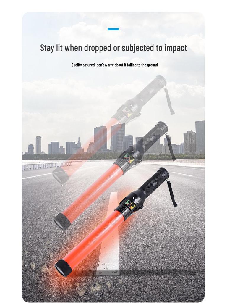 Infrared LED Flashing Traffic Signal Stick
