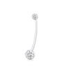 Body Piercing Jewelry 38mm Long Pole Pregnant Women Are Not Allergic To Navel 5 -Piece Set 