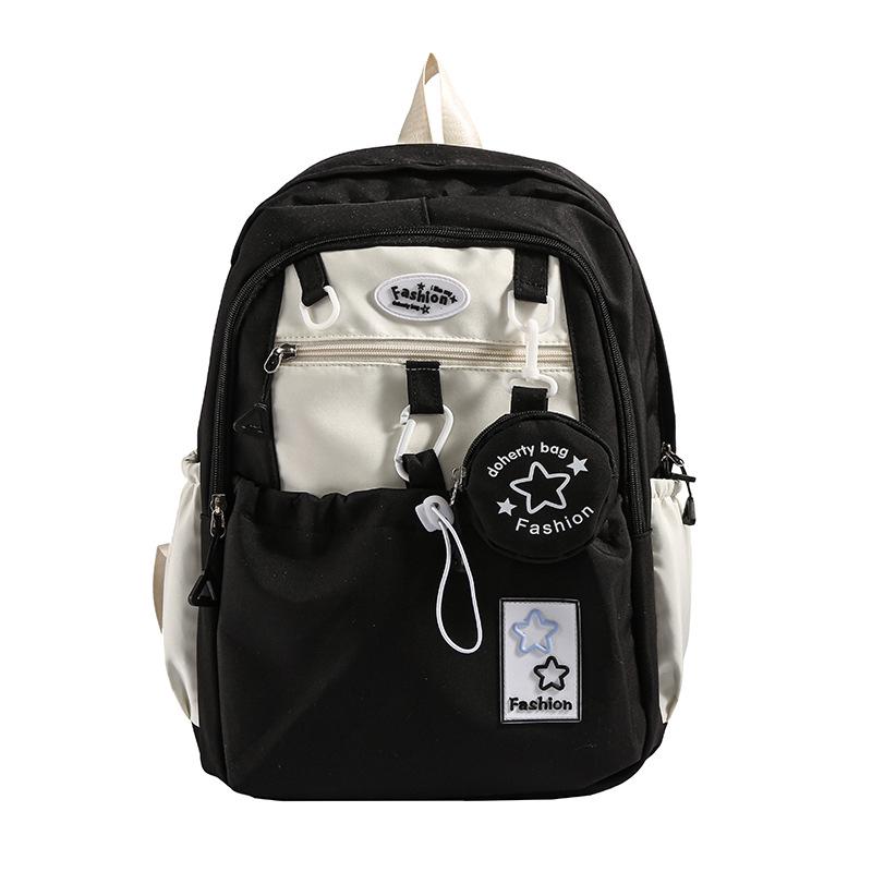 2025 Korean-Style Women's Backpack: Large Capacity, Stylish School Bag for Junior High Girls