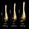 1Pc 304 Stainless Steel Serving Spoons Rust-Resistant Long Handle For Easy Use With Soup Porridge Kitchen Essential Tools