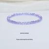 Genuine Austrian Crystal Bracelet for Women - Pink & Purple Gemstone Beaded, Fashionably Textured, Sweet & Extremely Sparkly.
