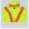 Praktische Polyester Zon Hoed Met Hoge Zichtbaarheid Reflecterende Strepen Verstelbare Hoed Voor Verschillende Seizoenen