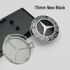 2026 Neu 4 Stück 75mm ABS Auto Radnabendeckel Logo für Mercedes Benz C207 C218 A207 C117 CLA CLS E-Klasse W212 S212 X166 W176 W205 W246 rx2