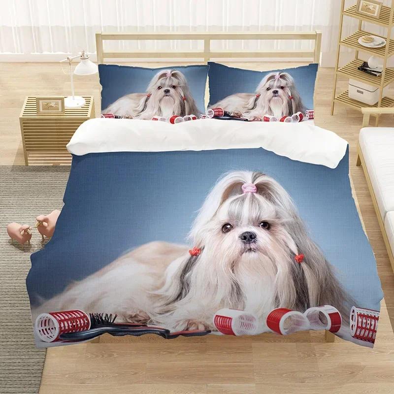 

German Shepherd Purebred Hound Comfortable Duvet Quilt Cover Pillowcase Bedding Set Children Bedroom Decoration Home Textile 70x133cm