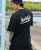 CREAM SODA LAB Basketball Short Sleeve T-Shirt Oversized Black White