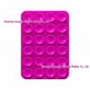 Silicone Suction Cup Holder for Mobile Phones - Square, Single-Sided, Set of 24