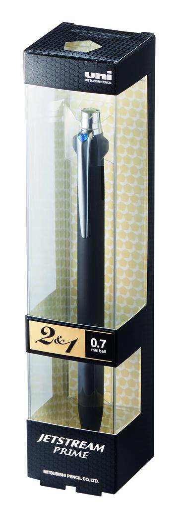 Mitsubishi Pencil Jetstream Prime Easy to 2&1 Multi-Function Pen, 0.7mm, Black, Write, MSXE330007.24