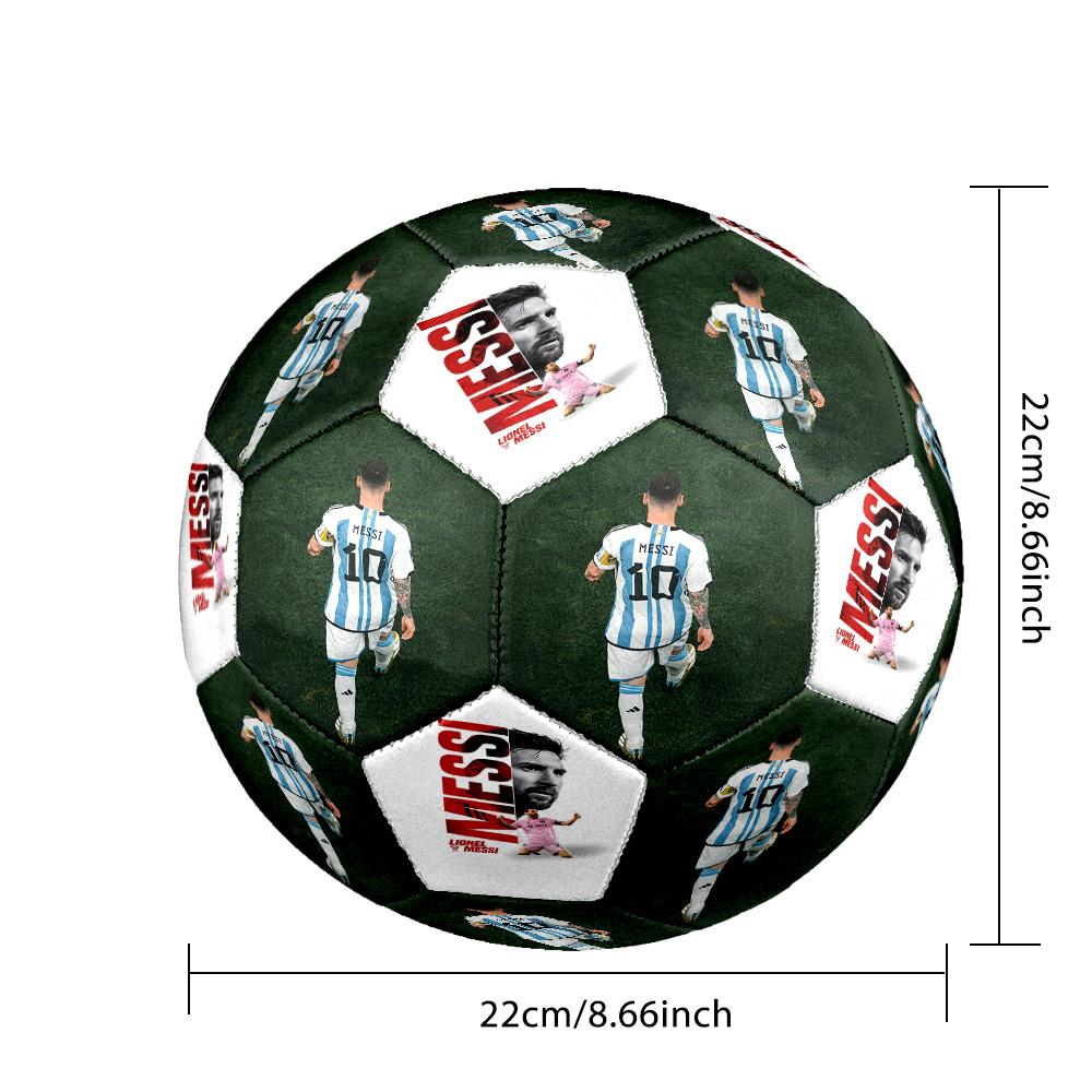 Messi 10 Number Football Soccer Ball Size 5 Football Machinestitched Indooroutdoor Universal Football Unique Gift For Soccer Lovers
