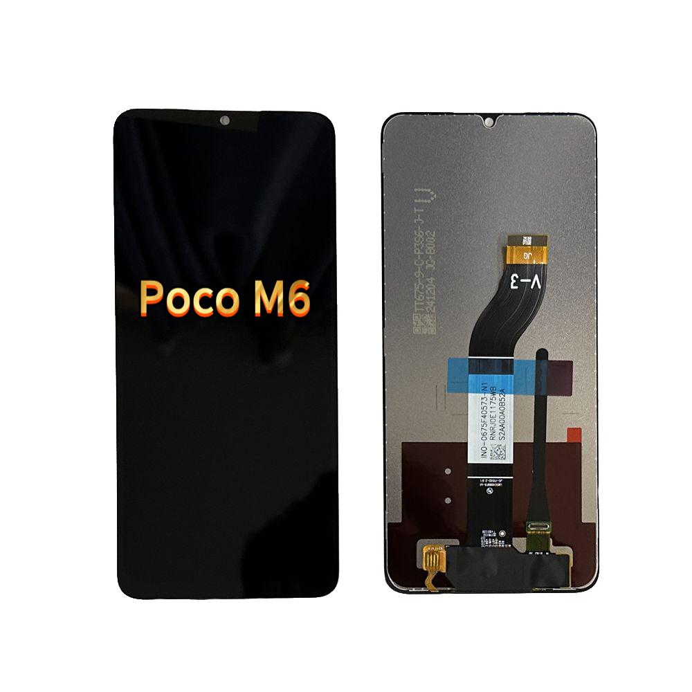 

Полный комплект ЖК-экрана и дигитайзера для Poco M6;черный; + Инструменты