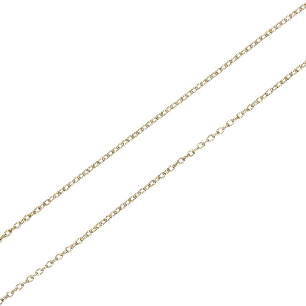 TIFFANY&Co. open teardrop Necklace K18 yellow gold 2g Women Used