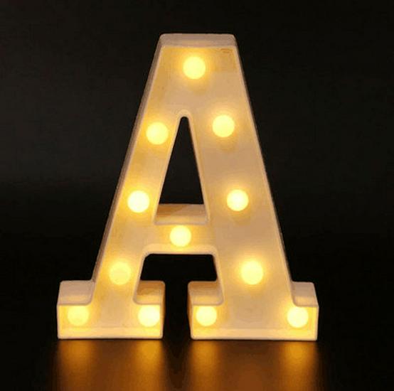 LED Letter & Shape Lights, Neon Lights, Romantic Proposal Decorations