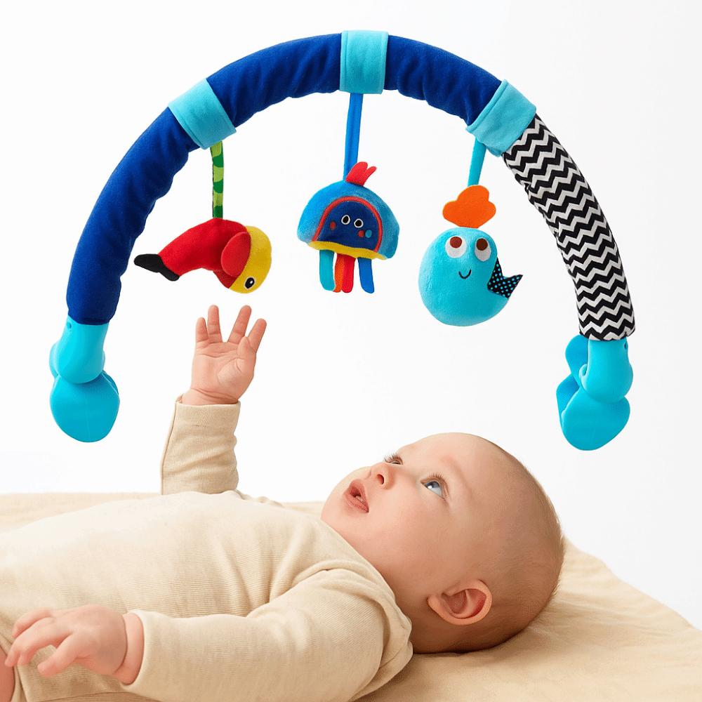 Early Education Crib Rattles Music Plush Toys Baby Sensory Hanging Rattles  Baby Crib