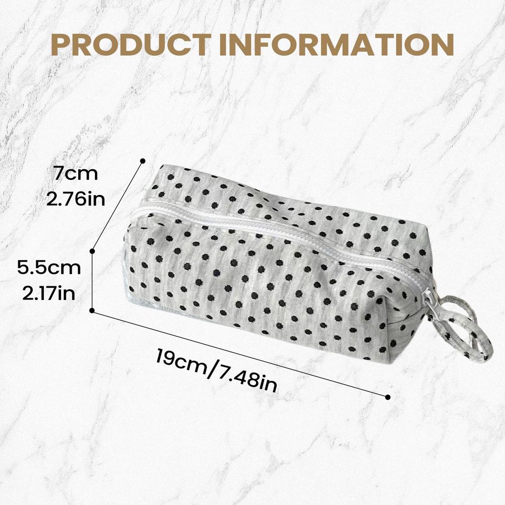 Pencil Bag Multifunctional Dot Design Pencil Case Large Capacity Stationery Pouch Stationery Organizer Bags Back To School