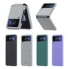 New Matte Feel Siamese Protective Phone Cover On For Samsung Galaxy Z Flip 4 5g Zflip 4 Zflip4 Flip4 2022 Anti -Fall Cases Coque