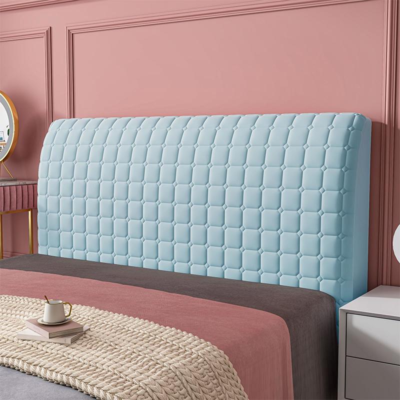 Роскошный клетчатый чехол для изголовья кровати, утолщенный, мягкий, все включено, чехлы для спинки кровати, противопылевые, защита для изголовья кровати 120cm