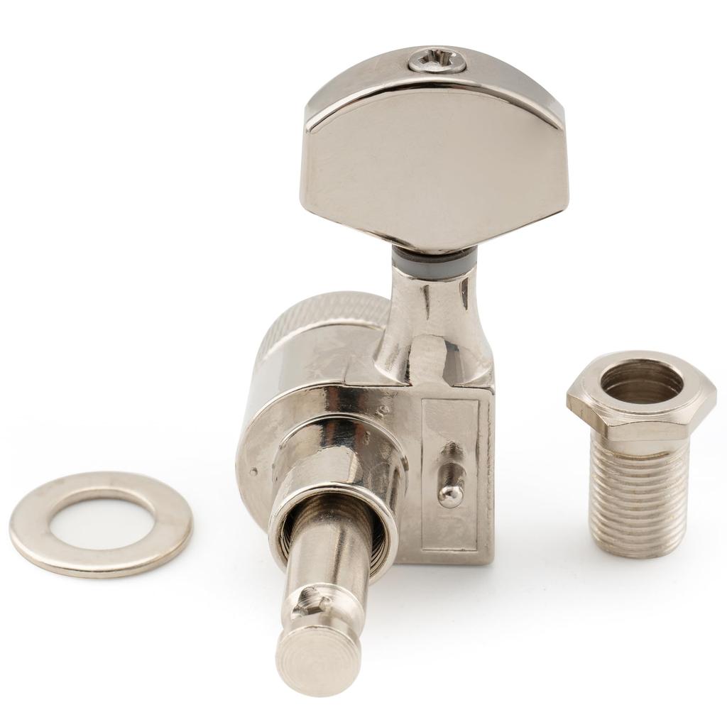 Musiclily Pro Locking Guitar Square for Electric Nickel 6-in-line Single-pin Tuners, SQ, Stratocaster/Telecaster Guitars,