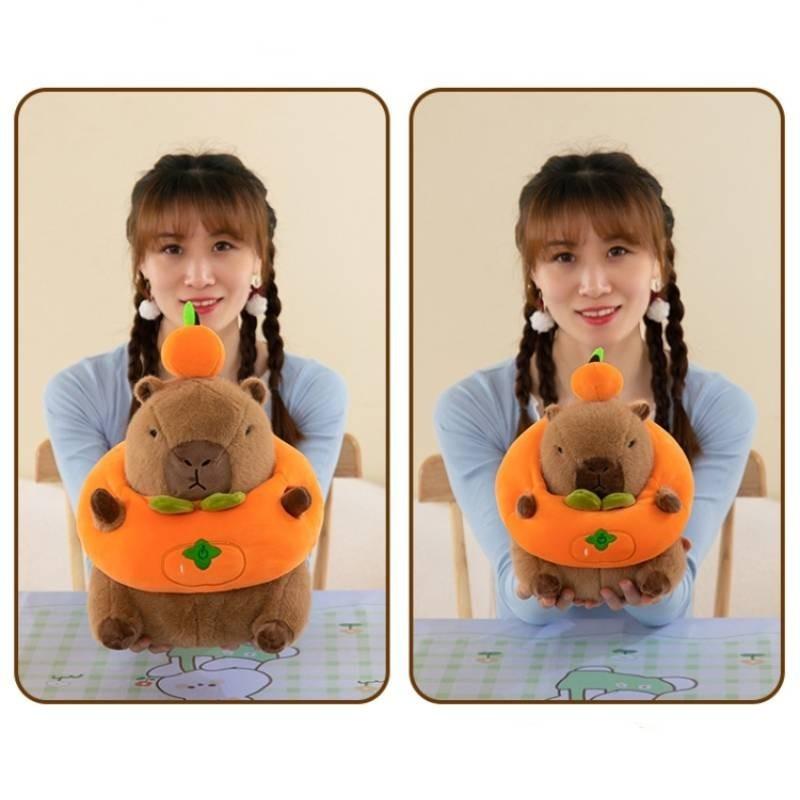 Adorable Capybara Plush Toy Soft Short Plush Animal Pillow For Home Decor And Gifts