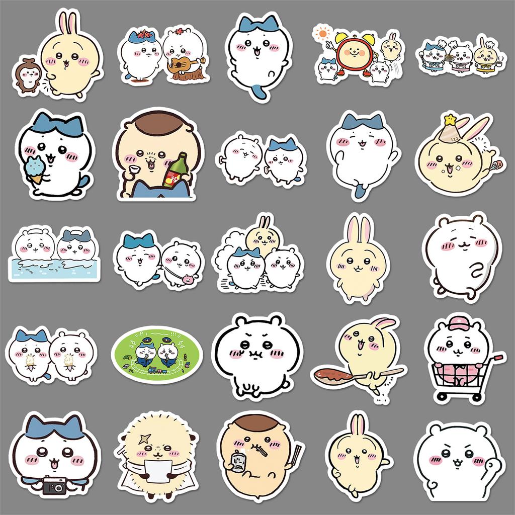 101 Autocolante Graffiti Chiikawa Desene Animate Drăguțe Giikawa Decorative Cană Apă Telefon Mobil Autocolante Mochi Mici