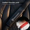 2Pcs Car Seat Belt Cover Shoulder Pad Auto Badge Accessories For Peugeot 206 X 307 308 207 3008 208 407 508 2008 5008 301 406 408