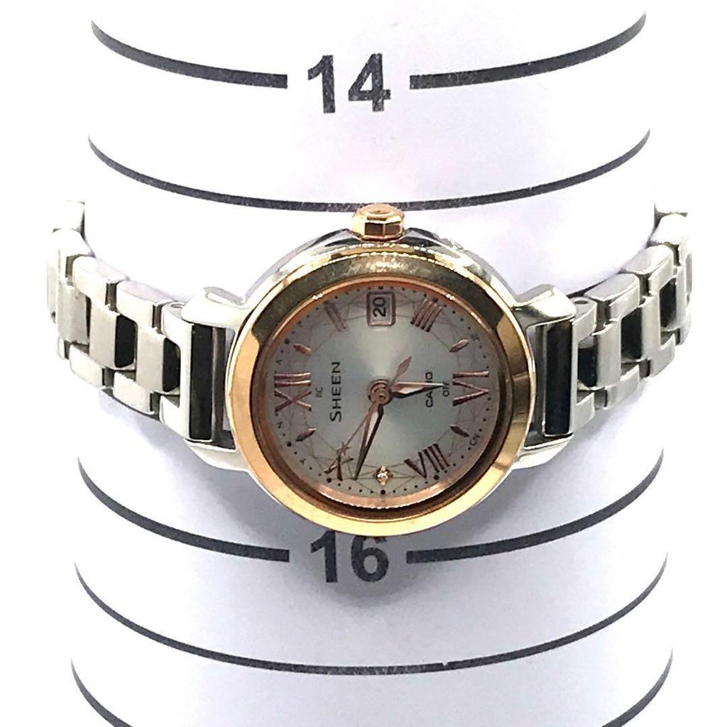 Used CASIO Casio SHEEN WAVE CEPTOR solar men's watch