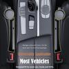 Car Seat Organizer 4 in 1 Multifunctional Gap Filler Organizer Storage Box With Cup Holder Hook Auto Gap Filler Strip Belt