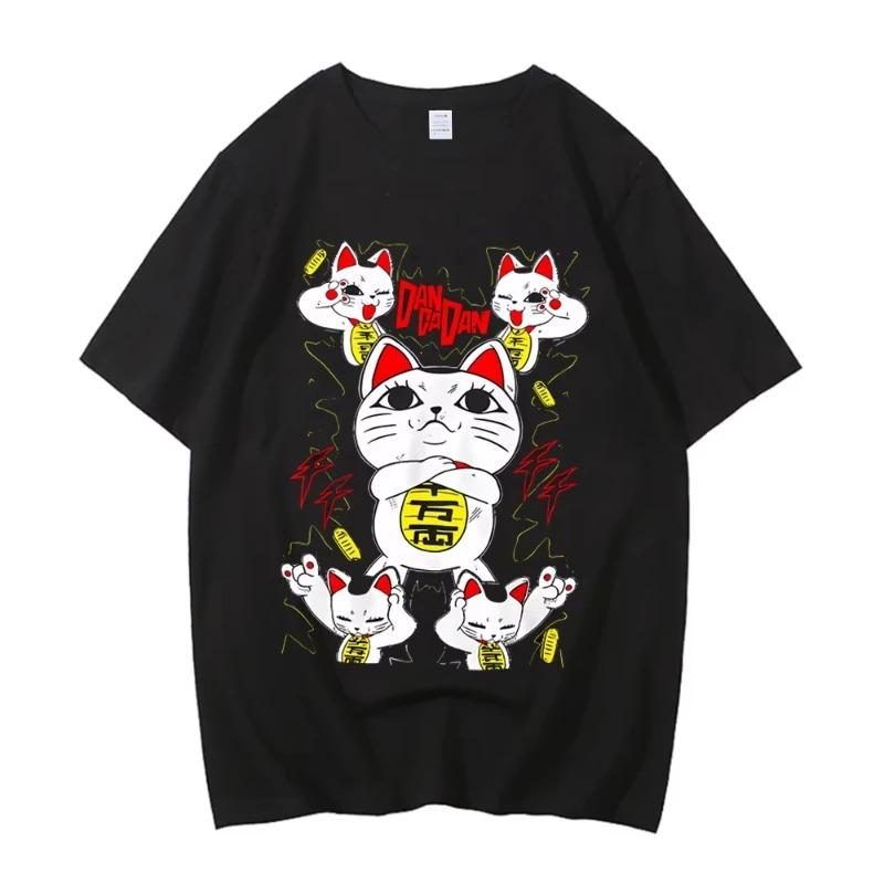 Dandadan Okarun T-shirt Women Japanese Anime T Shirt Cartoon High Quality Top Unisex Tee Short Sleeves Plus Size Loose soft tee