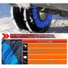 Non-metal Tire Chain, Cloth, Black and Blue S, Snow Chain, Easy To Install, Light Vehicle, Low Vibration, Low Noise, Does Not Damage Tires, Complies