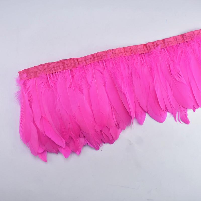10Meters/Lot Goose Feather Trim Goose Feathers Clothing Sewing Wedding Feathers Decoration Feathers For Crafts Plumas Carnaval