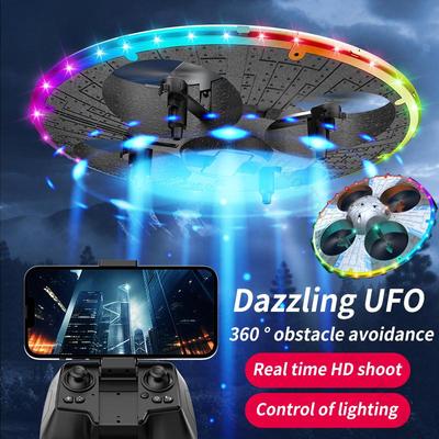 Yeni RC Drone Köpük UAV Ufo Kamera Aydınlatmalı Akıllı Engellerden Kaçınma Hava Dört Eksenli Uçak Mini Dron Oyuncak Çocuklar İçin Hediyeler