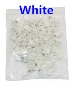 DIY R16U Bird Clip Ring Plastic Foot Rings Colorful Birds Acacia Canary All kinds of Bird  100 Pcs/Set