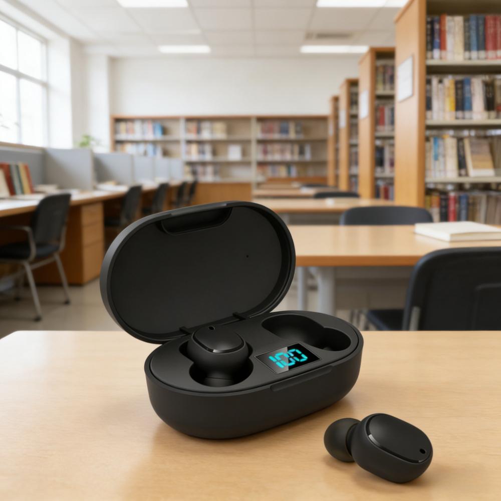 TWS Wireless Bluetooth Earphone Stereo Noise Cancelling Headset Sport Headset with LED Digital Display