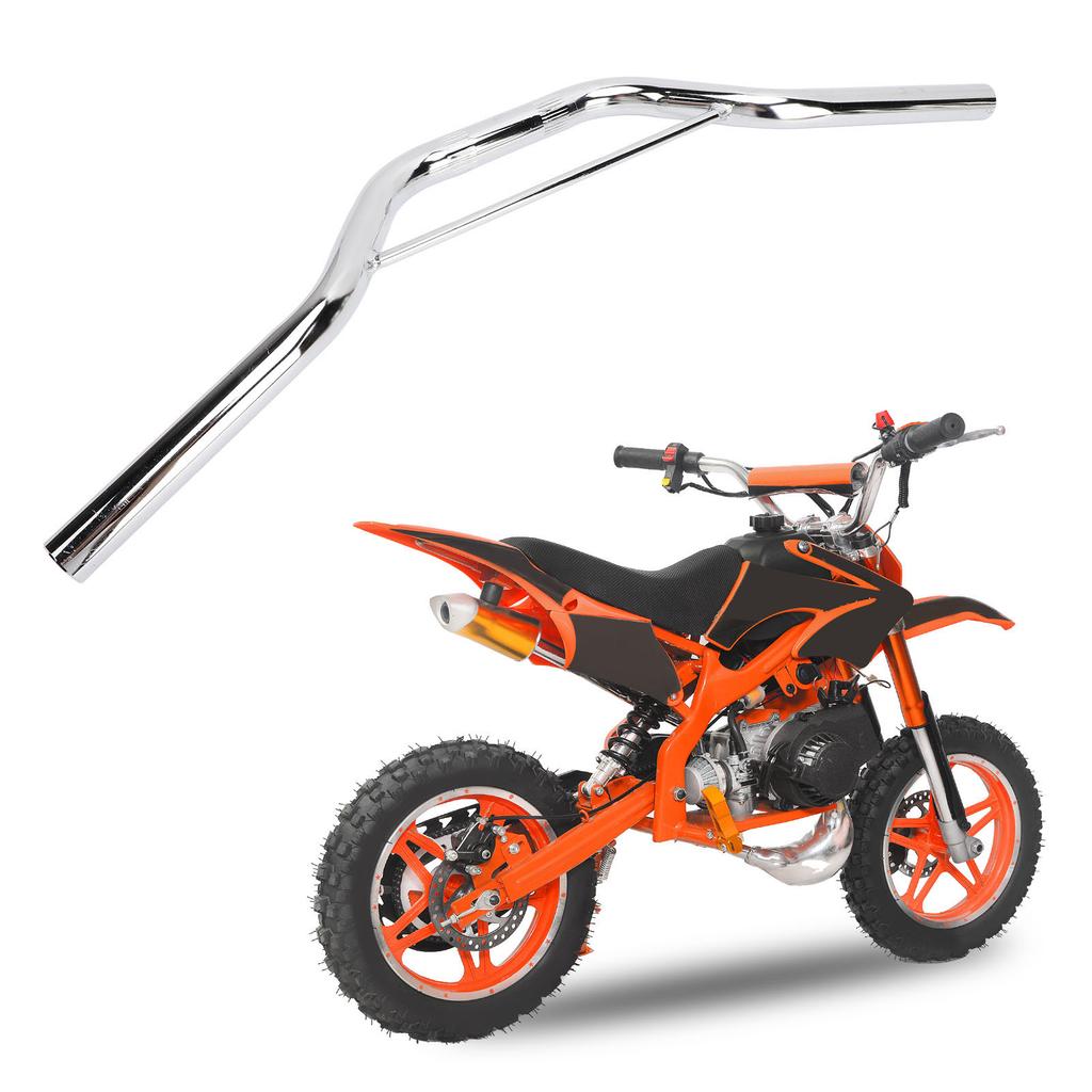 22mm Motorcycle Handlebar with Front Fork Shock Absorber Set Metal Alloy Replacement for Apollo Motocross Mini Dirt Pit Bike