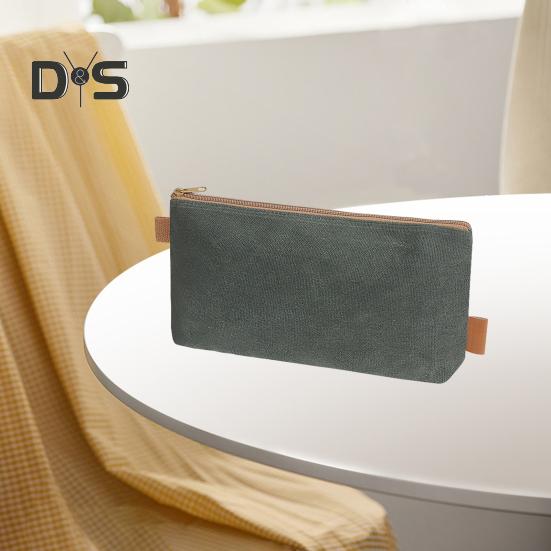 Geantă de depozitare a sculelor Pânză ceară udă rezistentă, portabilă, multifuncțională, cu fund plat, instrumente, gadgeturi, pungă organizatoare, consumabile pentru exterior