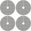 4 Pcs Cuttable Plant Pot Covers - Mesh Barrier Screens To Protect Plants From Cats, Ideal for Patio & Garden