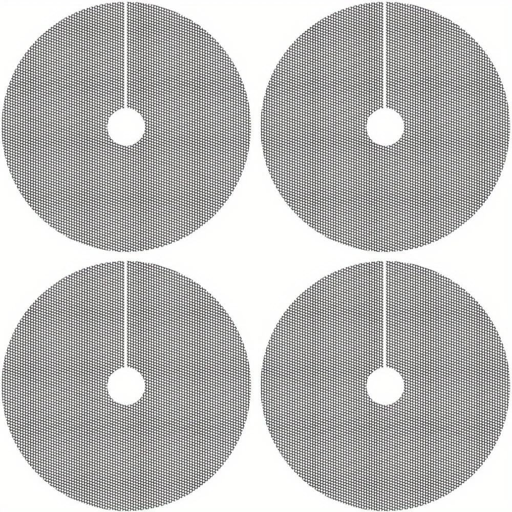 

4 Pcs Cuttable Plant Pot Covers - Mesh Barrier Screens to Protect Plants From Cats, Ideal for Patio & Garden