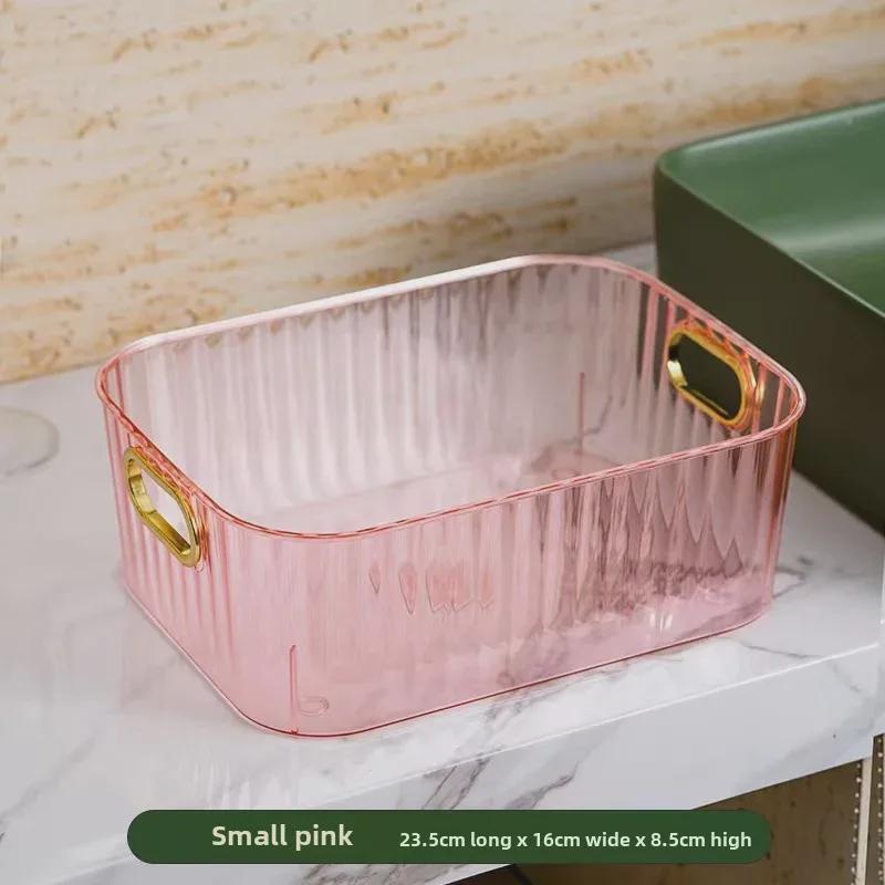 Acrylic Luxury Storage Box: Transparent, Large-Capacity, Multifunctional Organizer for Cosmetics and Daily Essentials